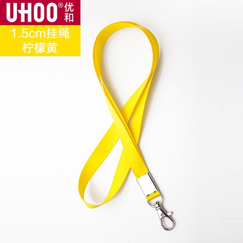 Youhe6742 tarjeta de trabajo cubierta de cuerda de acero inoxidable gruesa hebilla de cuerda de langosta impresión de tarjeta de trabajo de 1.5 ancho