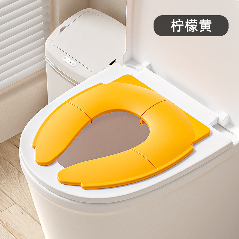 Anillo de inodoro para niños en el hogar, asiento de inodoro plegable, asiento de inodoro portátil para bebés y bebés