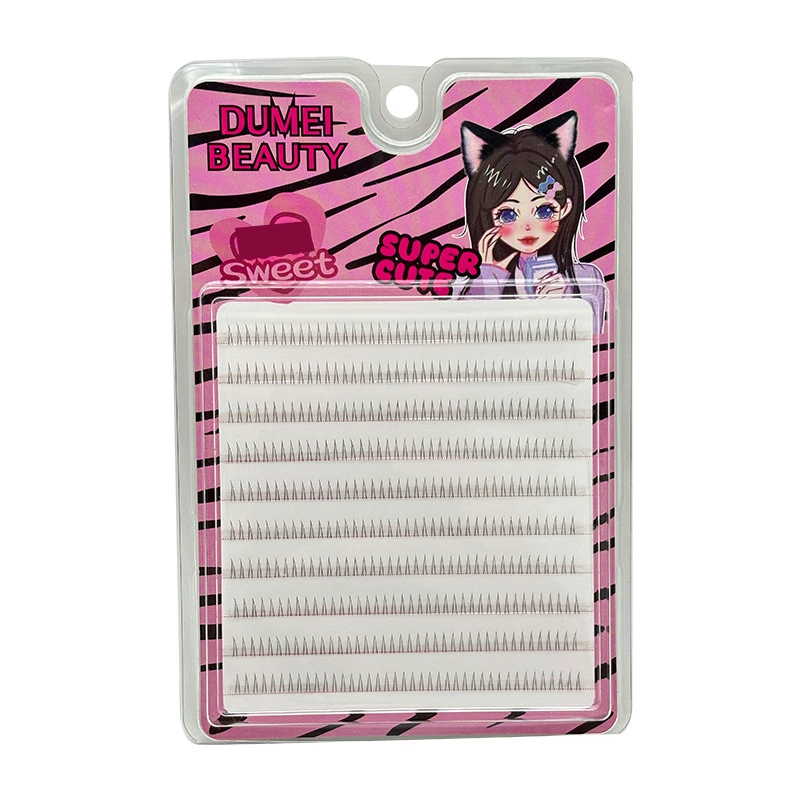 Capacious transparent false eyelashes for eyelashes