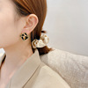 Fashionable retro earrings, Korean style, city style, simple and elegant design