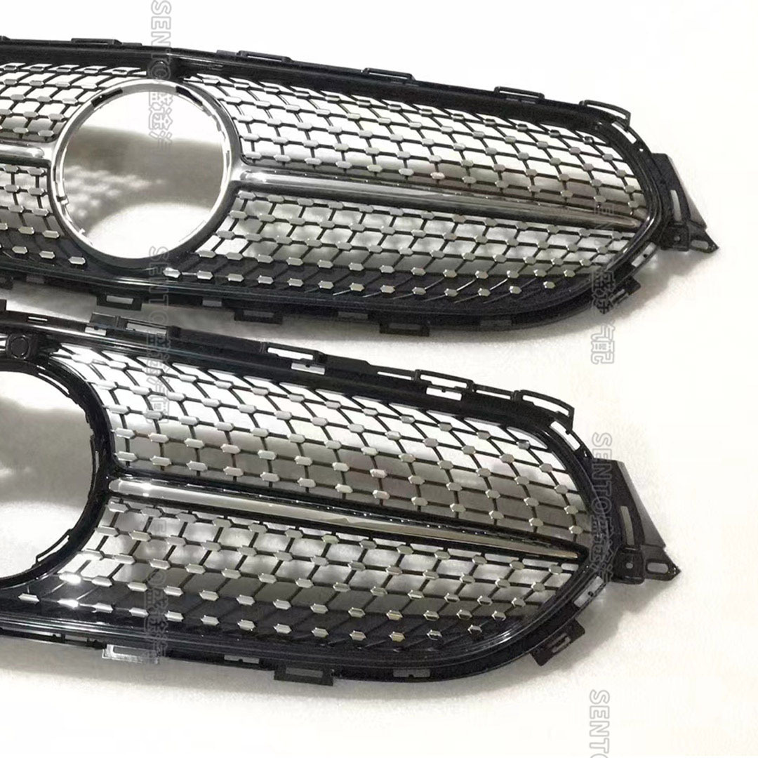 Suitable for 2021-2023 New Mercedes-Benz E-Class W213 Executive Version Modified Grille Gt Starry Front Bumper Air Intake Grille