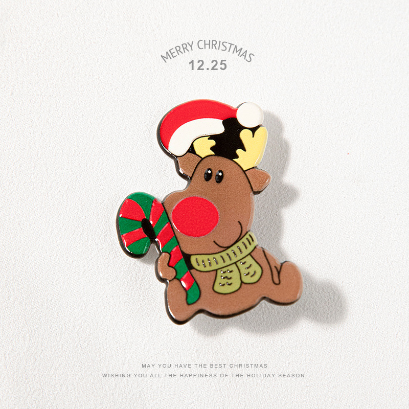 Horquillas navideñas de dibujos animados, pinzas de Papá Noel, accesorios para el cabello, pinzas laterales, suministros de regalo de Navidad al por mayor