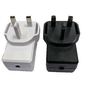 Source Manufacturer Direct Sales 12W British Standard Shell Power Adapter Protection Charger High Toughness Plastic Shell