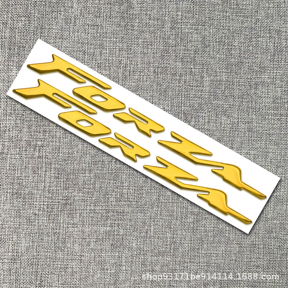 Three dimensional waterproof modified sticker from soft rubber, in 3d format