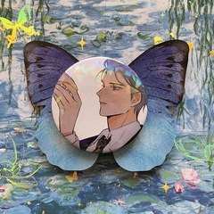 光與夜之戀蕭逸鐳射胸針吧唧徽章齊司禮蕭逸陸沉周邊查理蘇夏鳴痛