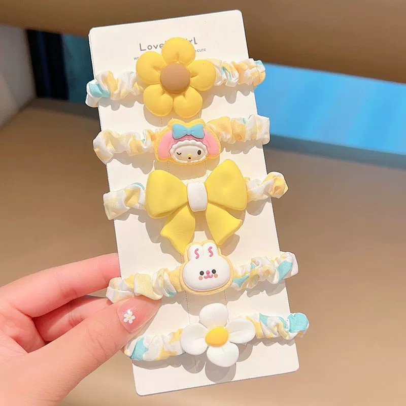 Детская милая резинка для волос, игрушечная косичка на шнурке, аксессуар для волос, оптовая продажа, корейский стиль