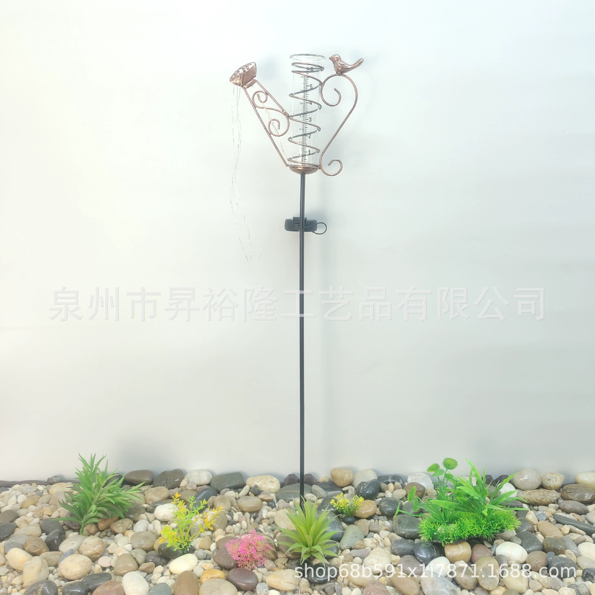 ИСТОЧНИК завод Солнечный чайник лампа Железный чайник душ дождемер заземляющий светильник Открытый сад ландшафт украшения