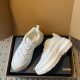 25 Spring and Summer New cdg Joint Casual sneaker Black Samurai lisa Same Thick Bottom Increased Joker White