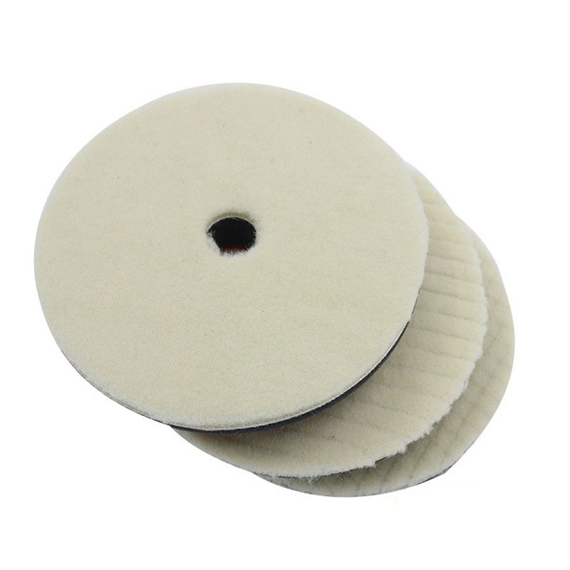 厂家供应跨境羊毛盘抛光垫日式羊毛盘粗中细 研磨盘抛光盘
