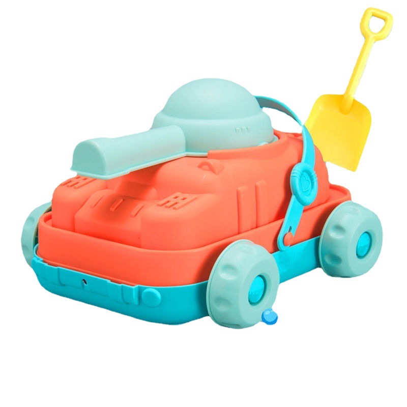 Juguetes de playa para niños transfronterizos al aire libre nieve camping agua excavación herramientas tanque cubo arena jugando traje al por mayor