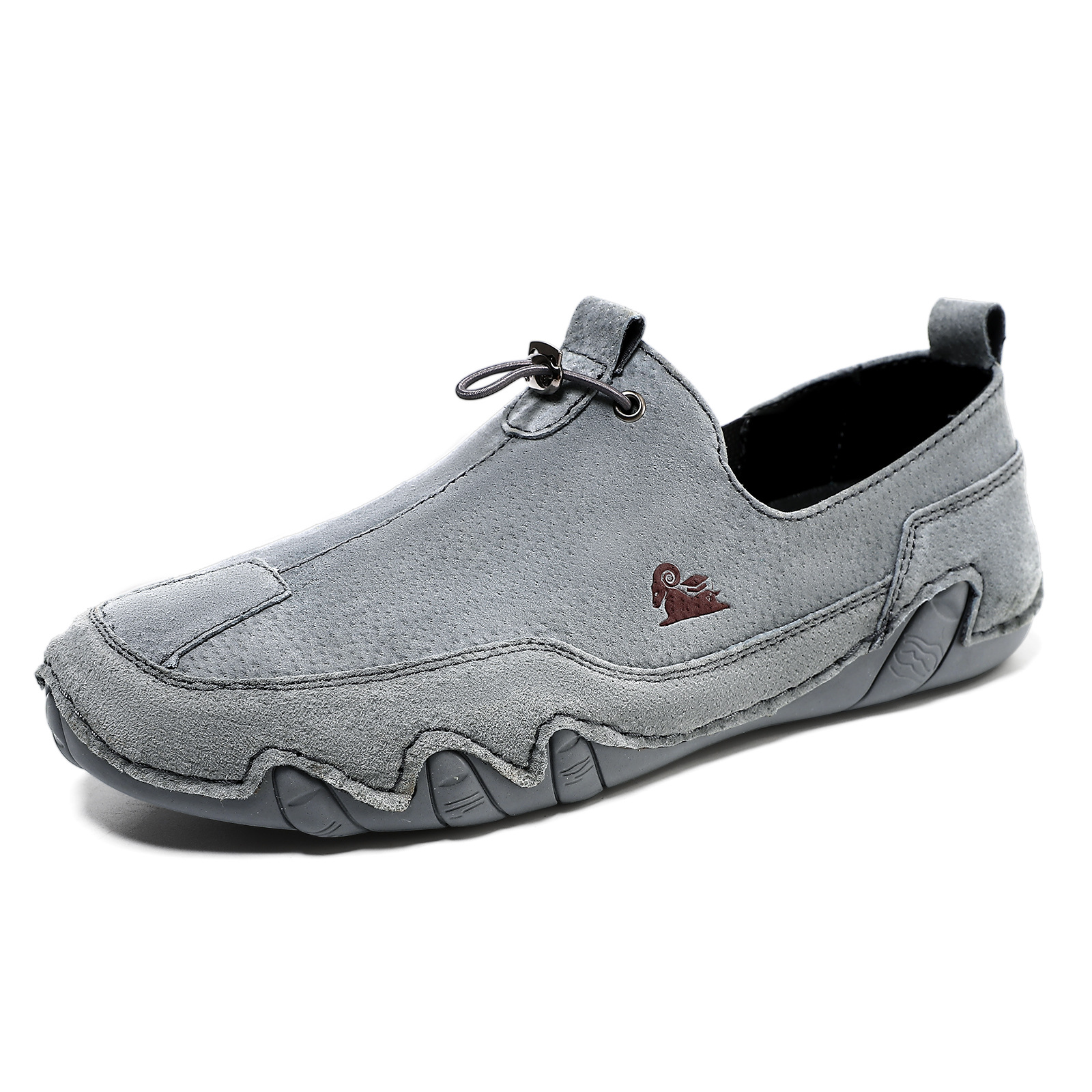 Octopus Plus-Size Men's Shoes Genuine Leather Men's Fashion Shoes Loafers Men's Slip-On Low-Top Casual Shoes_vogvips.com