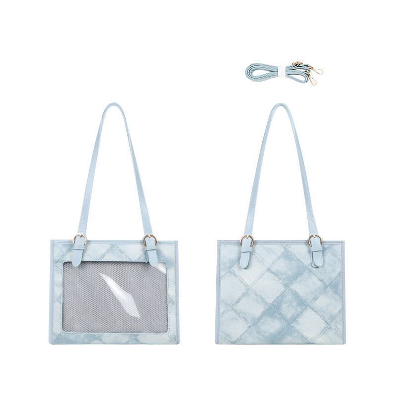 Paquete de dolor, paquete de 100 días, jk, paquete de hombro único, tramo oblicuo de gran capacidad, paquete diario femenino, coco de sal marina portátil