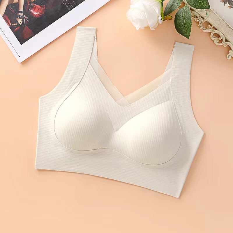 Bra de encaje de mujer fija copa chaleco tipo colapsar colgando pechos colaterales anti-gravedad tirar sin marcas de espalda belleza sujetador image 8