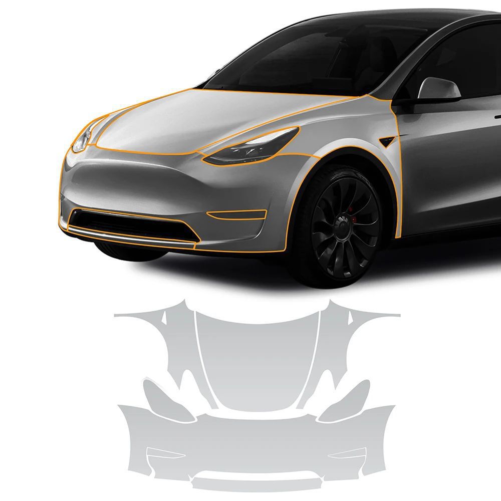 Cross-border special for Tesla 3/Y/X/S film invisible car clothing TPU transparent paint protective film special car