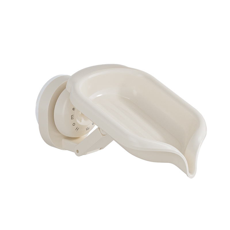 Caja de jabón giratoria creativa para baño sin agujeros de pared caja de jabón para baño drenaje de lavandería estante de jabón