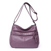 Capacious bag strap, one-shoulder bag for leisure, European style, simple and elegant design