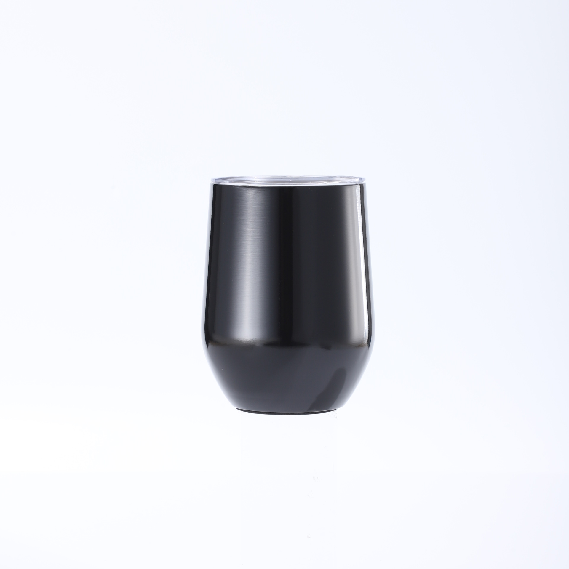 Amazon 12oz taza de huevo de acero inoxidable copa de vino tinto doble vacío en forma de U taza de huevo taza de agua aislada