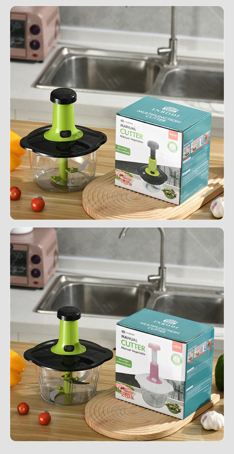 Multifunctional vegetable chopper and garlic crusher