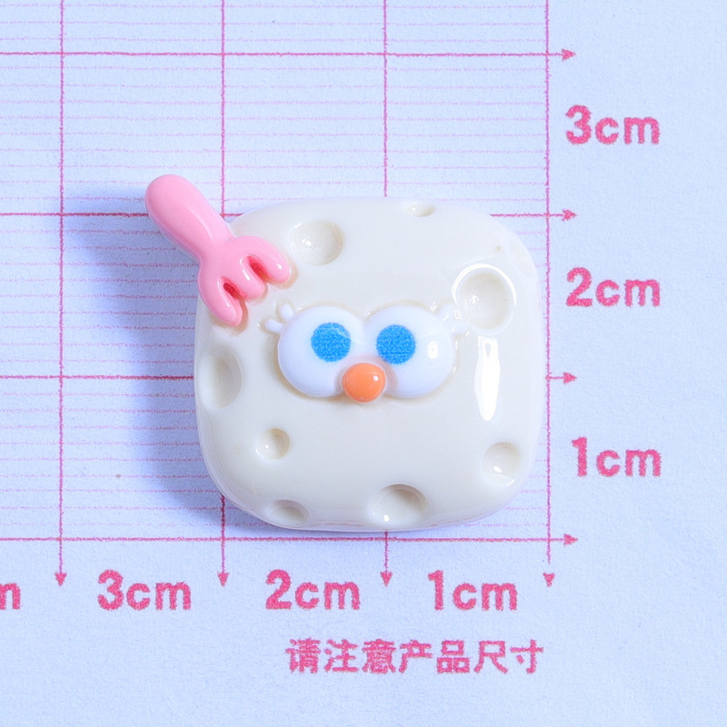 明るい面の漫画の甘いチーズのdiyクリームのゴムの自家製のコップの携帯の携帯のケースのアクセサリーの樹脂の部品の材料は包みます|undefined