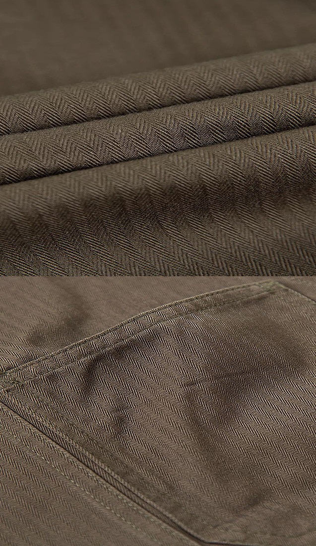 Tejido al por mayor de herringe teñido 75% de algodón 25% de tela de algodón herringe de la chaqueta y pantalones tela