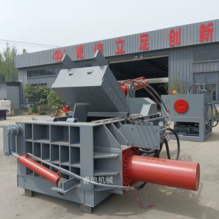 Горизонтальный гидравлический пресс для металлолома из нержавеющей стали 200 тонн, машина для брикетирования металлолома из нержавеющей стали, машина для упаковки металла