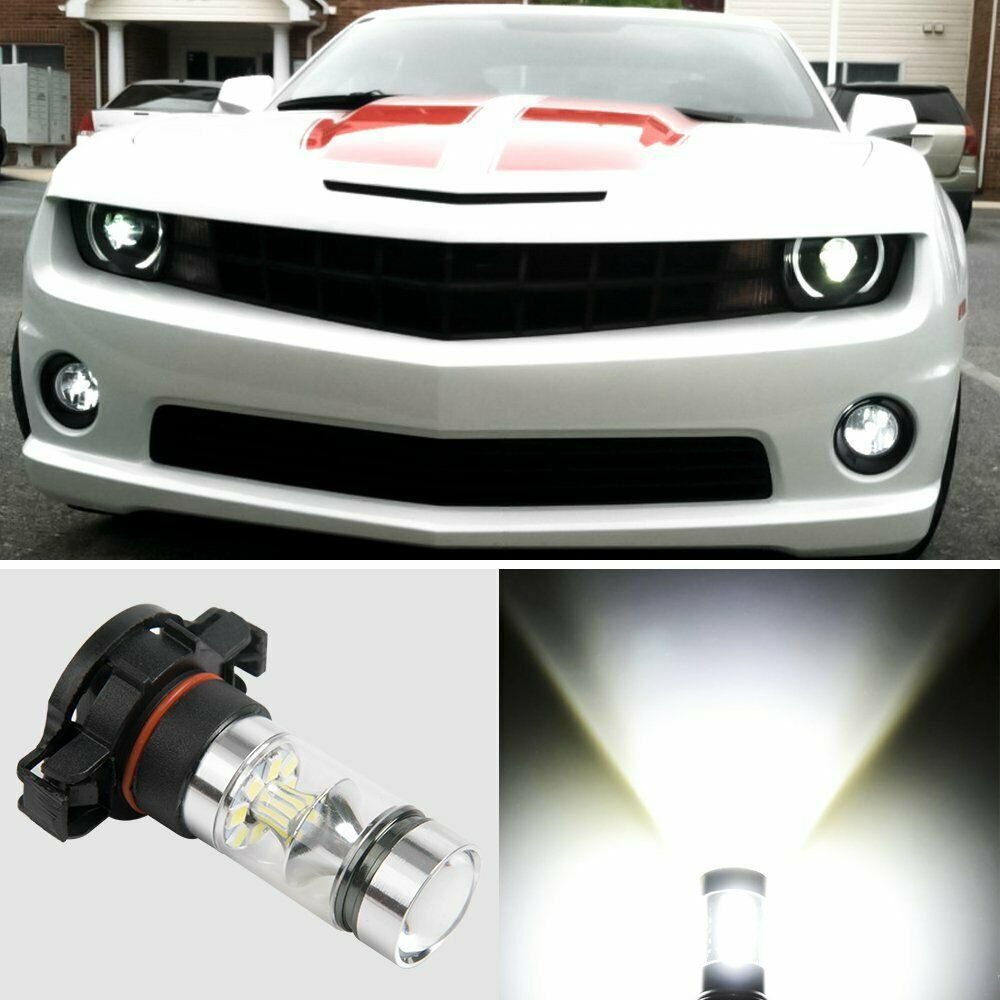 Lámpara de niebla de automóvil 100W H16 / 5202 PSX24W 20SMD lámpara de niebla de automóvil luz diurna luz blanca image 4