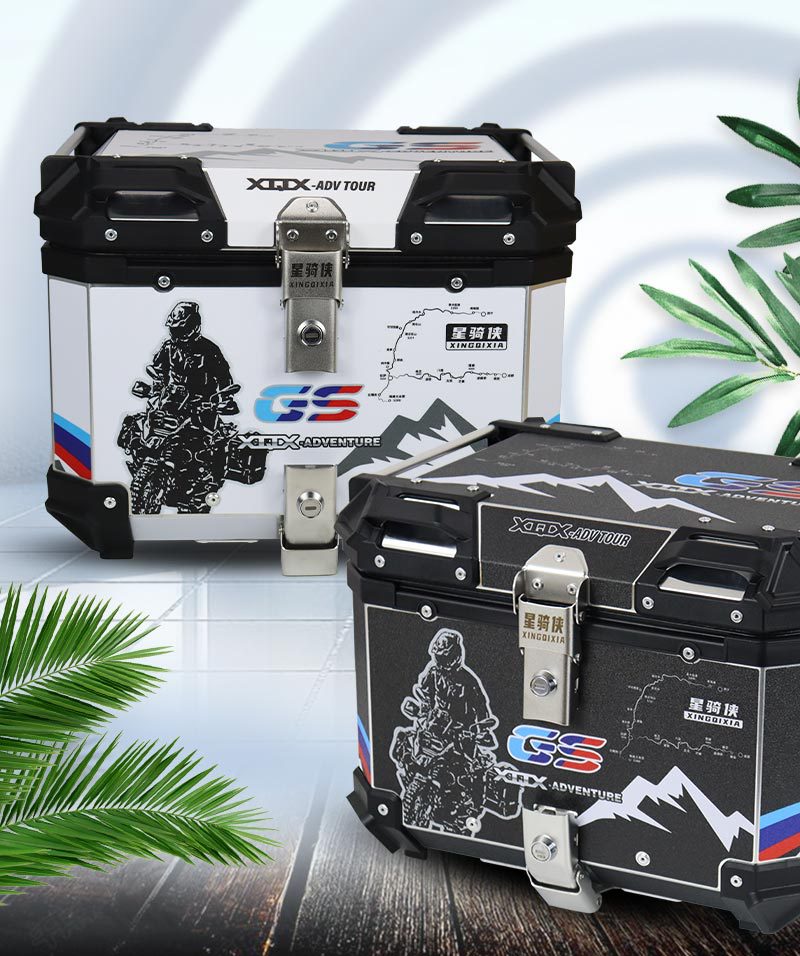 Suitable for Star Rider Motorcycle Rear Trunk Aluminum Alloy Trunk Takeaway Pedal Calf Battery Electric Vehicle