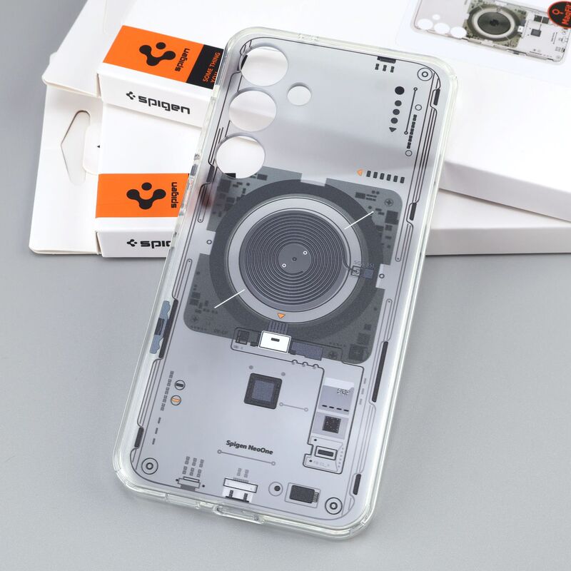 Suitable for Samsung S25Ultra Phone Case Spigen Circuit Board S24Plus Protective Cover Official Same Model