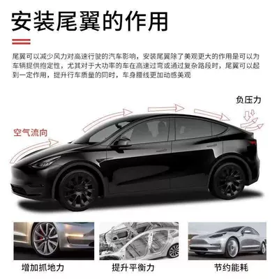 Fixed wind wing | High-Performance P Version Rear Wing