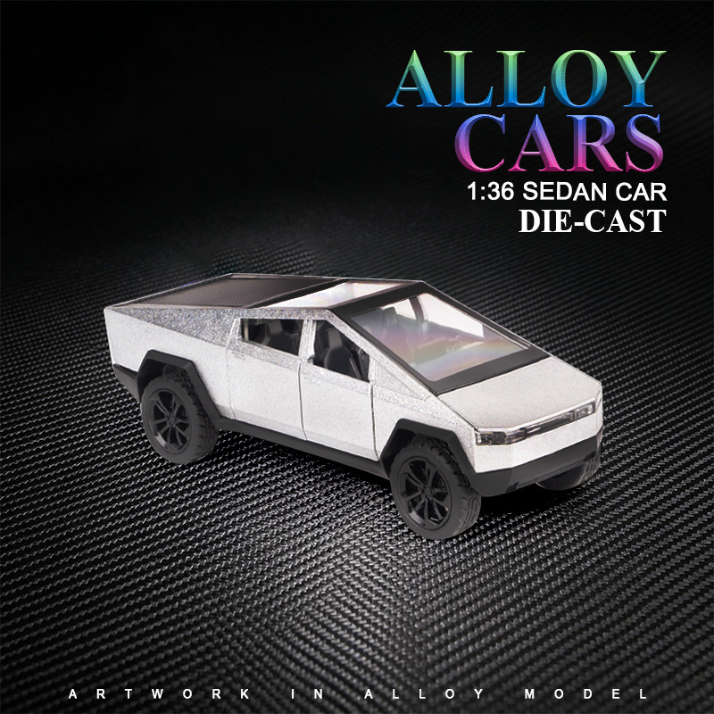 New Cross-Border Foreign Trade 1:36 Scale Pull-Back Alloy Car Model, Home Collection Ornament, Realistic Children's Toy Car