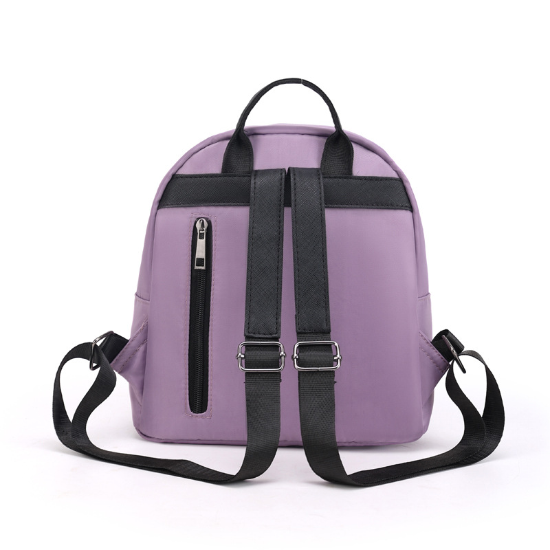 Nuevo estilo del sudeste asiático casual contraste color damas tela Oxford mochila moda urbana simple viaje mochila al por mayor