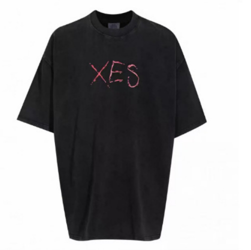 Vetements T-shirt Xes Logo Black