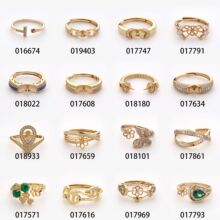 S925银配件戒指空托配件锆石镶嵌珍珠戒指配件组合配件不含珠