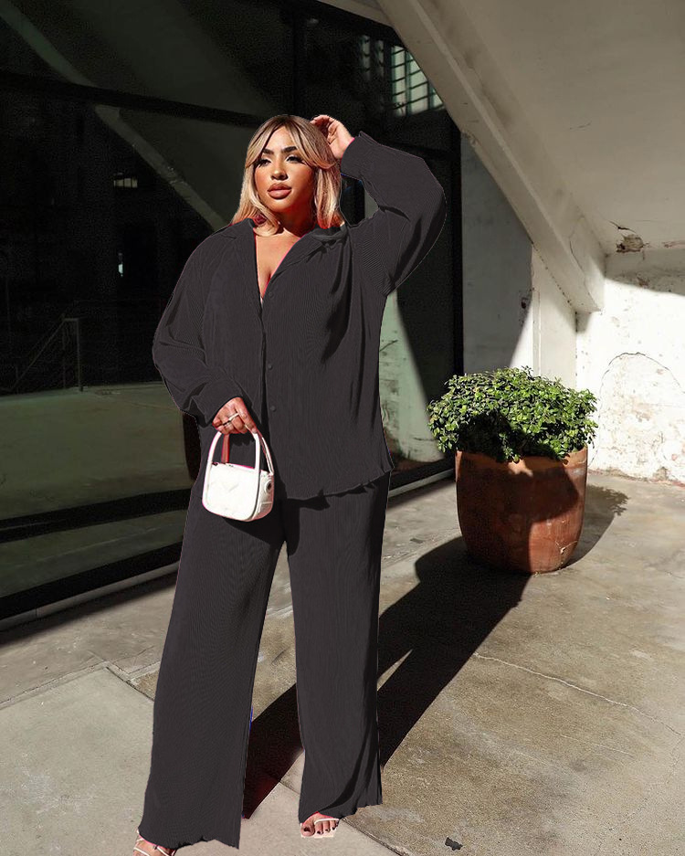 Women'S Gender Women'S Casual Solid Color Polyester Modal Splicing Pant Co-ord Set Pants Sets