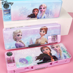 迪士尼文具盒冰雪奇緣多功能兒童鉛筆盒小學生文具袋削筆刀筆盒女