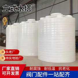 厂家批发50吨塑料储水罐40吨水箱水塔结实耐用15吨30吨立式水塔