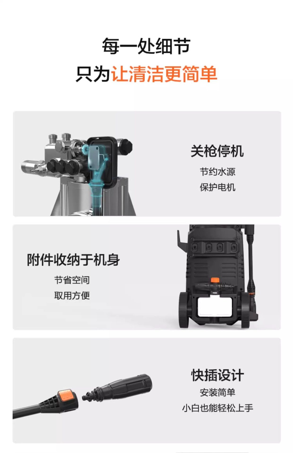 Yili 5662 Series Car Washing Machine, High-Pressure Household 220V Cleaning Machine, Portable Water Gun, High-Power Car Washing Tool
