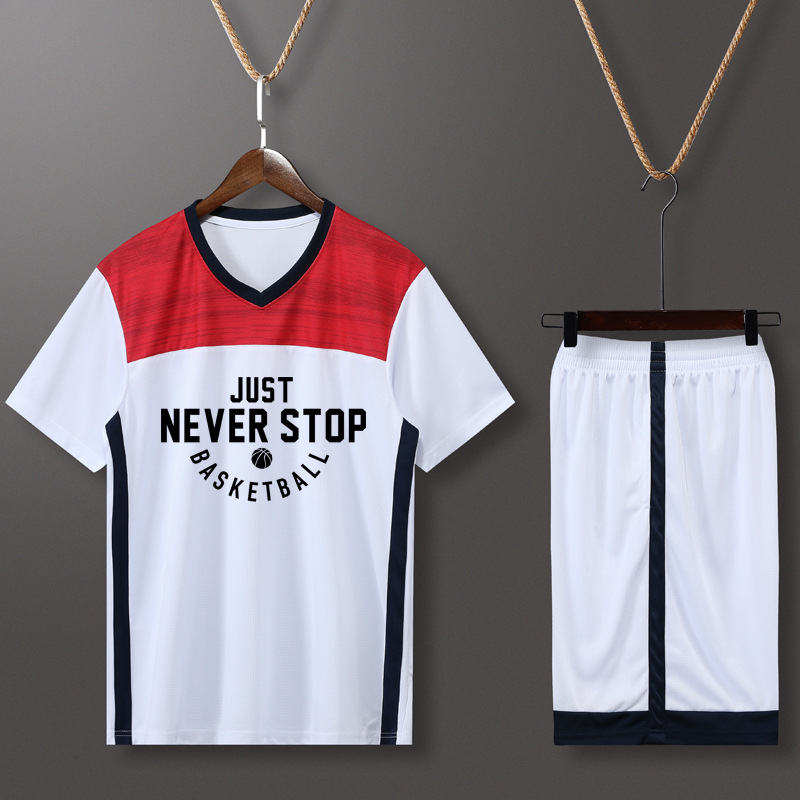 Short-sleeved Basketball Suit Jersey Women's Class Team Group Buying Sleeve Training Suit US Team Sleeve Competition Team Uniform