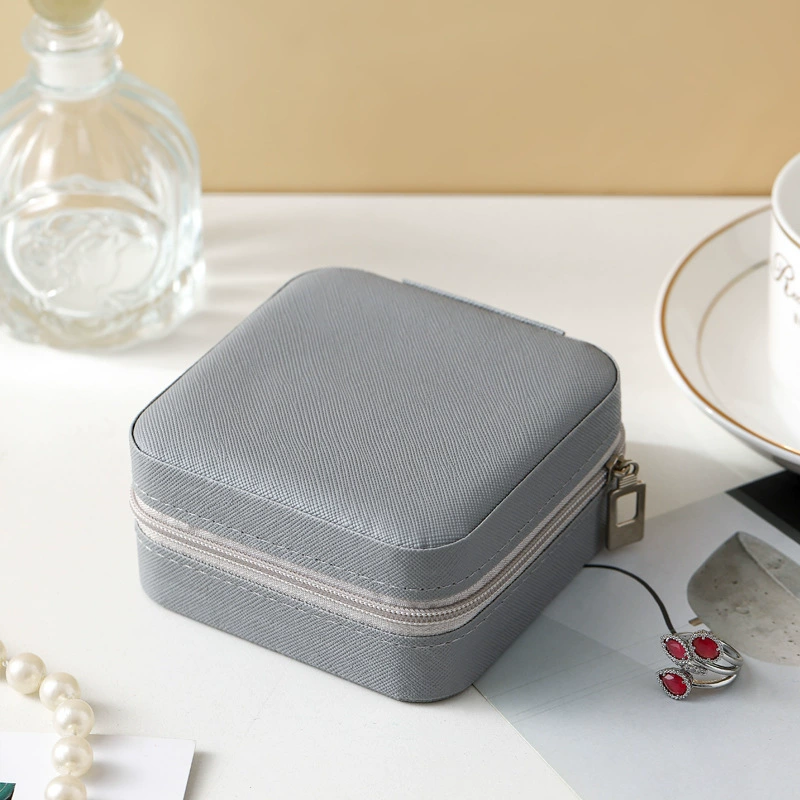 Storage Box Jewelry Box Portable Leather Jewelry from Yomiego