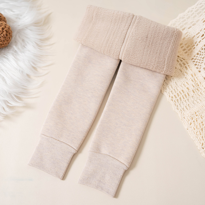 Polainas de las niñas mono forrado de vellón de bebé para niños engrosado mono de los niños calientes bebé pantimedias lote de fábrica