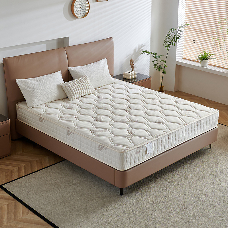 Kirin Dual-Use Soft and Hard Simmons Mattress 1.8m Bed Latex Five-Zone Spring Mattress for Spine Comfort and Breathability
