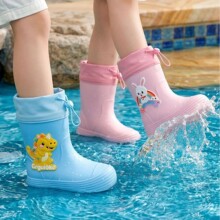 儿童雨鞋雨靴卡通可爱宝宝水鞋轻便防滑卡通柔软雨靴幼儿园胶鞋