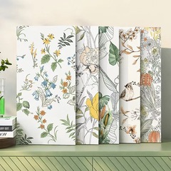 柔光タイル 300x600 フレンチ風植物柄タイル ポピー柄 キッチン 浴室 商業施設 壁タイル 防カビ