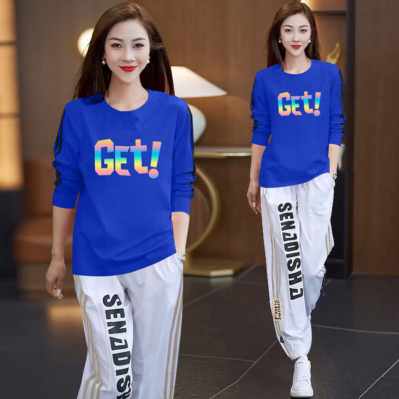 广场舞服装新款套装女春秋2024年时尚鬼步舞蹈服运动跳舞衣服长袖