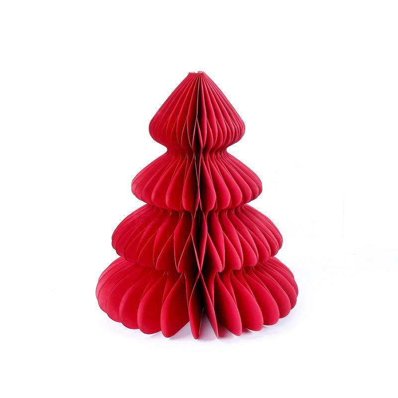 HW - B07 (28cm árbol de panales redondos de cuatro capas - rojo) pegado a la hebilla de absorción magnética