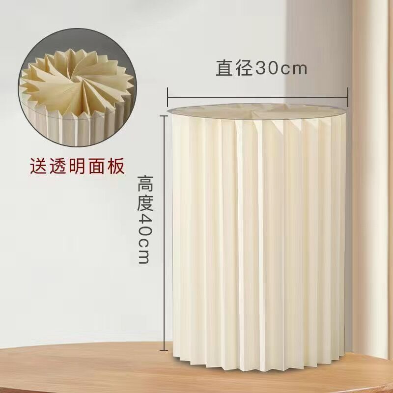 萤火之灯纸影流光灯直播背景装饰折叠圆柱纸质摆件罗马柱装饰摆件|undefined