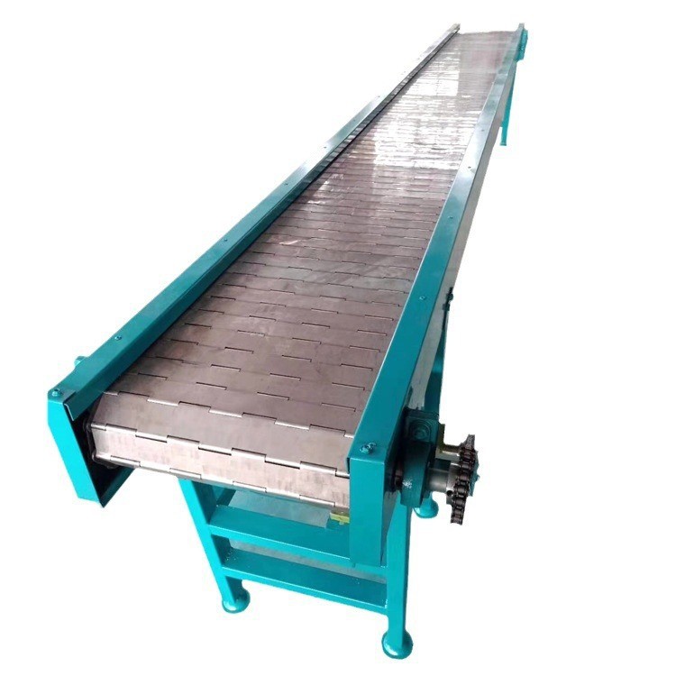 新款 输送设备 不锈钢镀锌链板传送机 自动化带电机 防跑偏链条机