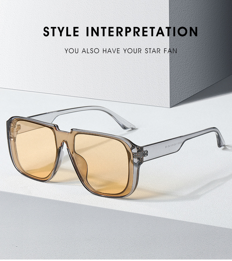 55g Weight Full Frame Glasses Structure Sunglasses Classification PC, UV400 Protection Lens Material Square Glasses Style Daily Occasion Solid Color Pattern Women'S Gender Patchwork Design Fashion Style Black Color Fashion Solid Color PC UV400 Protection Square Patchwork Full Frame Men's Sunglasses 1