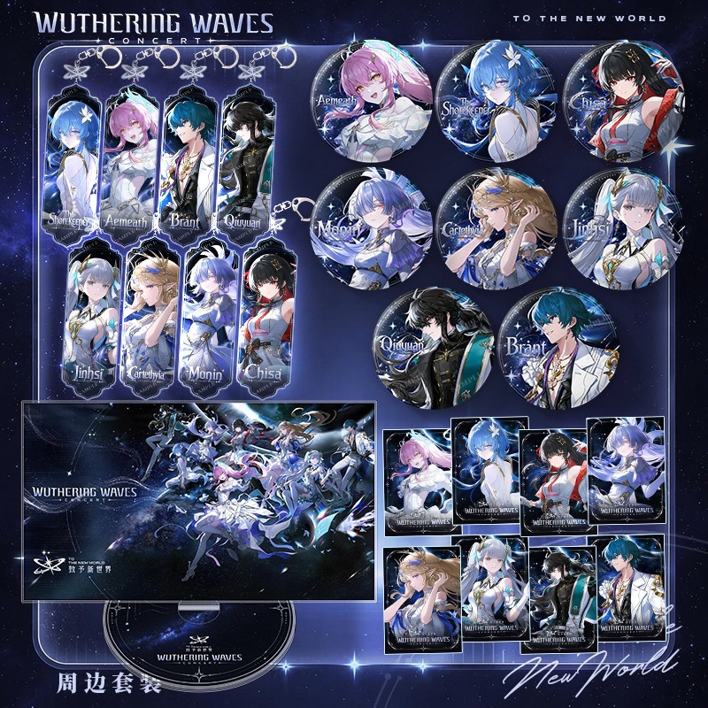 Wuthering Waves Music Festival, Linna, Monin, Chisaki, Kishima, Imae, Katisha, Badji, Polaroid, Pendant, Standee
