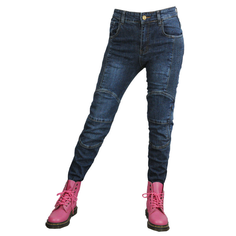 Volero motocicleta jeans motocicleta montar pantalones de Caballero de las mujeres pantalones de carreras de algodón puro Kevlar resistente a las lágrimas